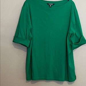 Lauren Ralph Lauren Green Short Sleeve Top